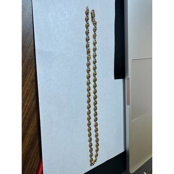Gucci GG Flexible Mariners Link Necklace in 18kt Yellow Gold 17 1/2' 13,69 grams - Picture 2 of 12